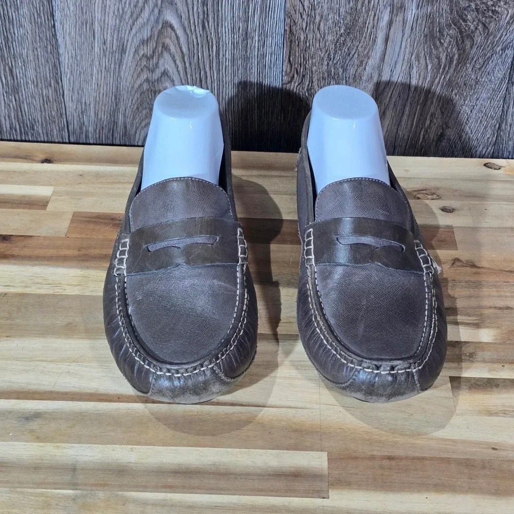 Cole Haan Mens Driving Moccasins Loafers Grand OS Size 11 M Brown Leather‎
